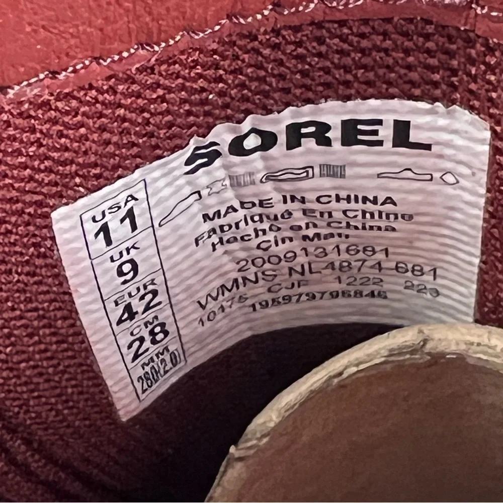 Sorel Women's Hi-Line Heel Chelsea Boots US11 Spice, Tawny Buff $190